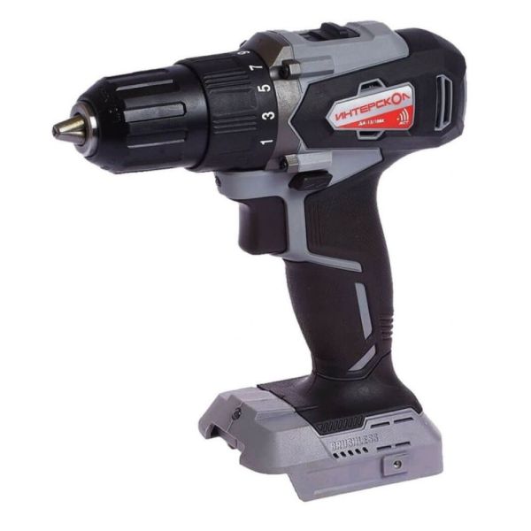 Аккумуляторная дрель-шуруповерт ИНТЕРСКОЛ ДА-13/18ВК 45, 18 В, 1700 об/мин, с АКБ 2 Ач и ЗУ, в кейсе (575.0.0.70-B2C)