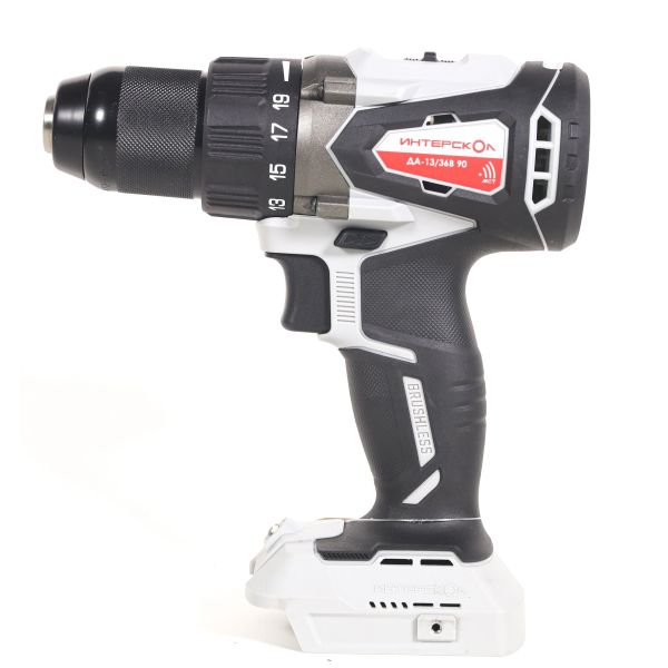 Аккумуляторная дрель-шуруповерт ИНТЕРСКОЛ ДА-13/36В 90, 36 В, 2000 об/мин, без АКБ и ЗУ (861.0.0.70)