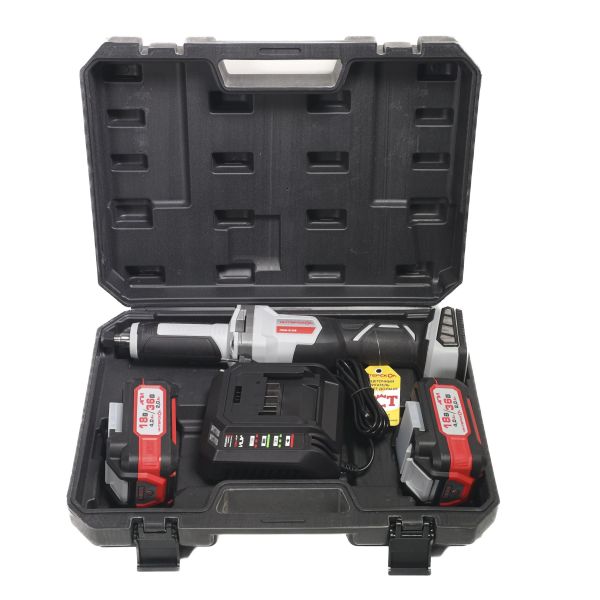 Аккумуляторная прямошлифовальная машина ИНТЕРСКОЛ ПШМ-8/36В, 36 В, 55 мм, 20000 об/мин, с 2 АКБ 2 Ач и ЗУ, в кейсе (821.2.2.70)