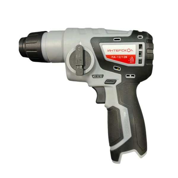 Аккумуляторный перфоратор ИНТЕРСКОЛ ПА-12/12В, 12 В, 1.2 Дж, 4250 уд/мин, без АКБ и ЗУ (УЦЕНЕННЫЙ ТОВАР) (648.0.0.70/U)