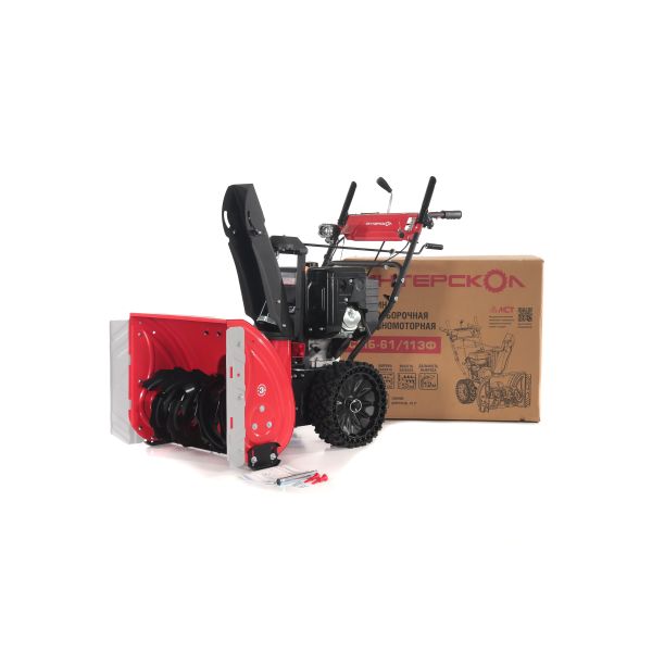 Бензиновый снегоуборщик ИНТЕРСКОЛ СМБ-61/11ЭФ, 9 л.с., 302 см³, 61 см (837.0.0.70)