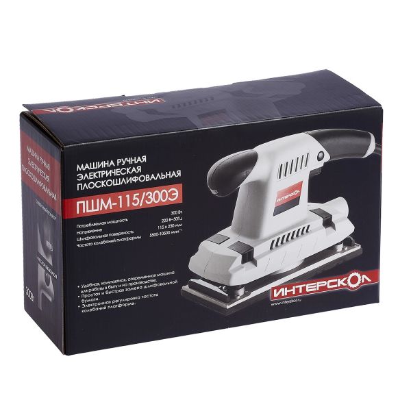 Плоскошлифовальная машина ИНТЕРСКОЛ ПШМ-115/300Э Э-01, 300 Вт, 115х280 мм, 10500 кол/мин (30.1.1.10)