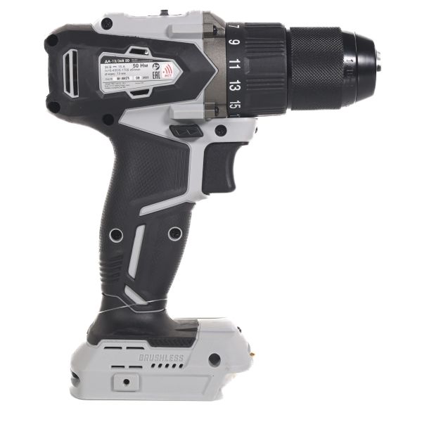 Аккумуляторная дрель-шуруповерт ИНТЕРСКОЛ ДА-13/36В 50, 36 В, 1700 об/мин, без АКБ и ЗУ (851.0.0.70)