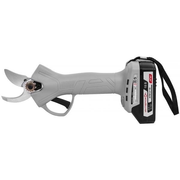 Аккумуляторный секатор ИНТЕРСКОЛ СА-30/18В, 18 В, рез до 30 мм, с АКБ 2 Ач и ЗУ, в кейсе (775.2.1.70)