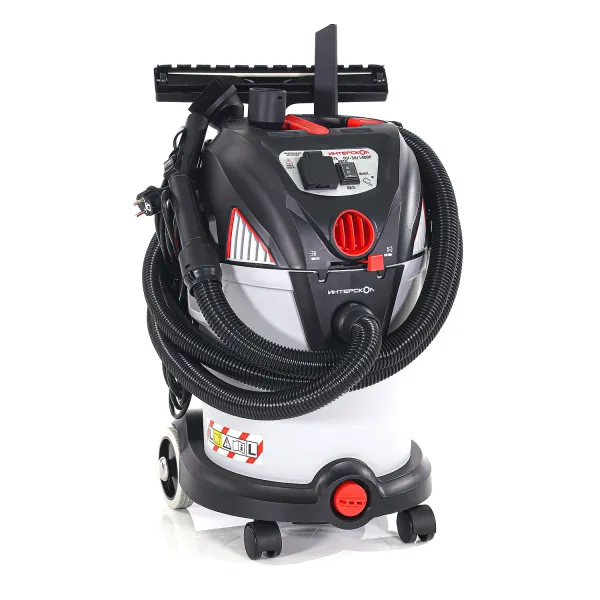 Строительный пылесос ИНТЕРСКОЛ ПУ-30/1400Р, 1400 Вт, 30 л (707.1.0.00)