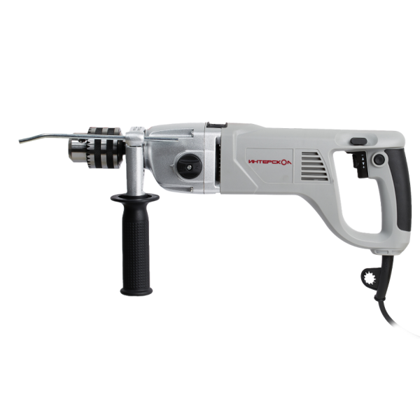 Ударная дрель ИНТЕРСКОЛ ДУ-22/1200ЭРП2, 1200 Вт, 2000 об/мин, 32000 уд/мин (330.1.0.00)