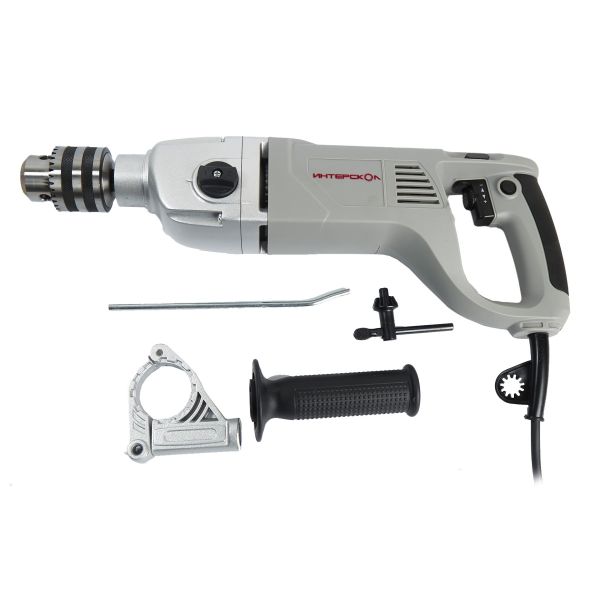 Ударная дрель ИНТЕРСКОЛ ДУ-22/1200ЭРП2, 1200 Вт, 2000 об/мин, 32000 уд/мин (330.1.0.00)