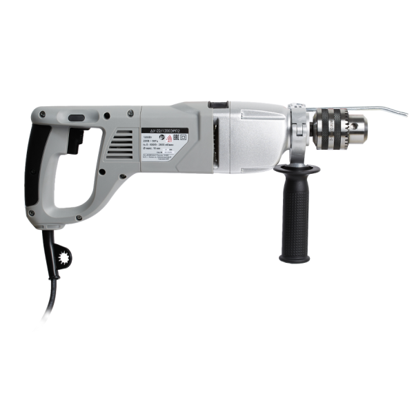 Ударная дрель ИНТЕРСКОЛ ДУ-22/1200ЭРП2, 1200 Вт, 2000 об/мин, 32000 уд/мин (330.1.0.00)