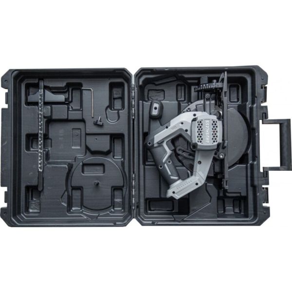 Аккумуляторная дисковая пила ИНТЕРСКОЛ ДПА-165/18В, 18 В, 165 мм, 5000 об/мин, с АКБ 2 Ач и ЗУ (577.0.0.70-B2C)