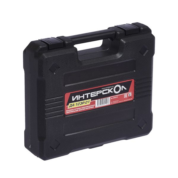 Аккумуляторная дрель-шуруповерт ИНТЕРСКОЛ ДА-12ЭР-01, 12 В, 1400 об/мин, с АКБ 1.5 Ач и ЗУ, в кейсе (534.0.1.01)