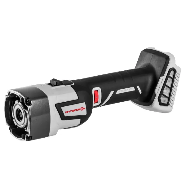 Угловая шлифмашина ИНТЕРСКОЛ УШМ-125/36ММ, 36 В, 125 мм, 8500 об/мин, с АКБ 2 Ач и ЗУ, в кейсе + Оснастка (900.4.1.42)