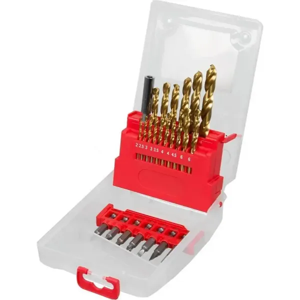 Набор бит и сверл ИНТЕРСКОЛ, 24 шт., 2039900600000