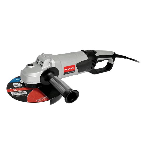 Угловая шлифмашина ИНТЕРСКОЛ УШМ-230/2100Т, 2100 Вт, 230 мм, 6500 об/мин (234.1.1.60)