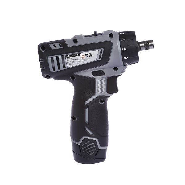 Аккумуляторная дрель-шуруповерт ИНТЕРСКОЛ Комби ДА-12ЭР-02, 12 В, 1400 об/мин, с 2 АКБ 1.5 Ач и ЗУ, в кейсе (534.0.2.10)