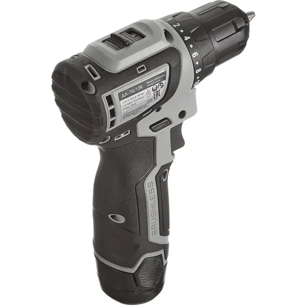 Аккумуляторная дрель-шуруповерт ИНТЕРСКОЛ МиниМАКС ДА-10/12В 36, 12 В, 1450 об/мин, с 2 АКБ 2 Ач и ЗУ (687.2.2.70)