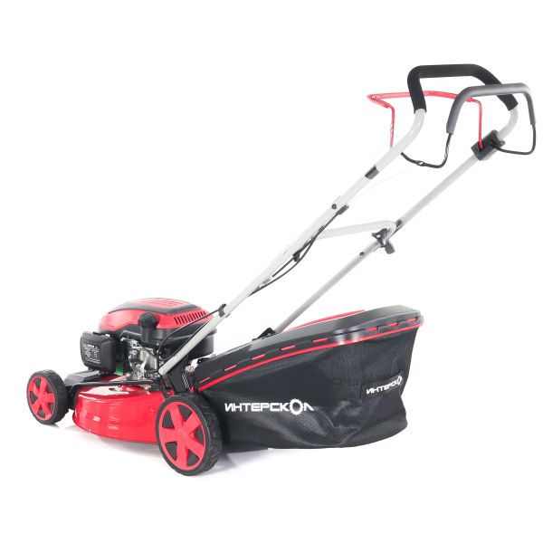 Бензиновая газонокосилка ИНТЕРСКОЛ ГБ-51/170СБ, 3.94 л.с., 170 см³, 3000 об/мин, 60 л (929.0.0.70)