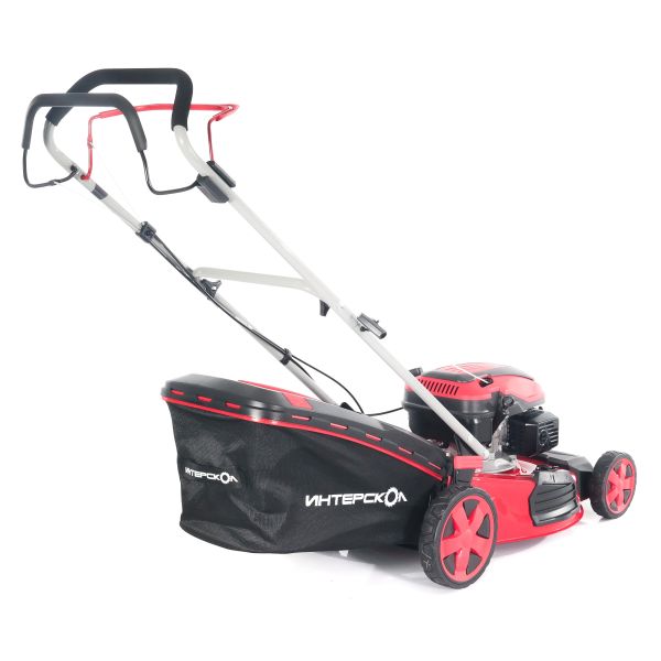 Бензиновая газонокосилка ИНТЕРСКОЛ ГБ-51/170СБ, 3.94 л.с., 170 см³, 3000 об/мин, 60 л (929.0.0.70)
