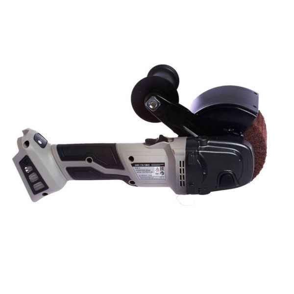 Аккумуляторная шлифовальная машина ИНТЕРСКОЛ ШМ-110/18ВЭ, 18 В, 110 мм, 2200 об/мин, без АКБ и ЗУ (645.1.0.70)