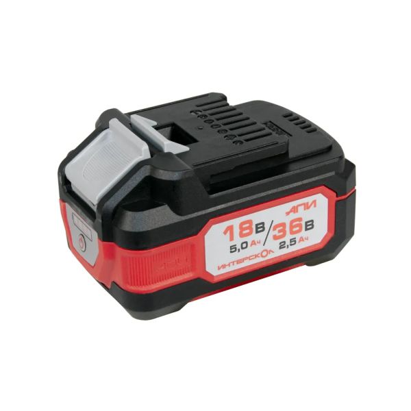 Аккумуляторная прямошлифовальная машина ИНТЕРСКОЛ ПШМ-8/36В, 36 В20000 об/мин, с АКБ 2.5 Ач и ЗУ (821.0.0.70-B25C)