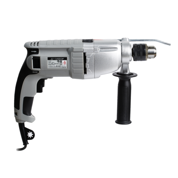 Ударная дрель ИНТЕРСКОЛ ДУ-13/820ЭР, 810 Вт, 2000 об/мин, 32000 уд/мин (148.1.3.00)