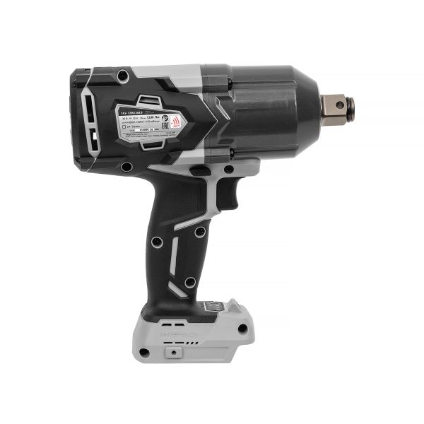 Аккумуляторный гайковерт ИНТЕРСКОЛ ГАУ-1200/36ВЭ, 36 В, 1200 Hм, 2050 уд/мин, с АКБ 4 Ач и ЗУ (819.1.0.70-B4C)