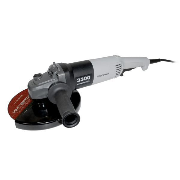 Угловая шлифмашина ИНТЕРСКОЛ УШМВ-230/3300, 3300 Вт, 230 мм, 6300 об/мин (913.0.0.40)