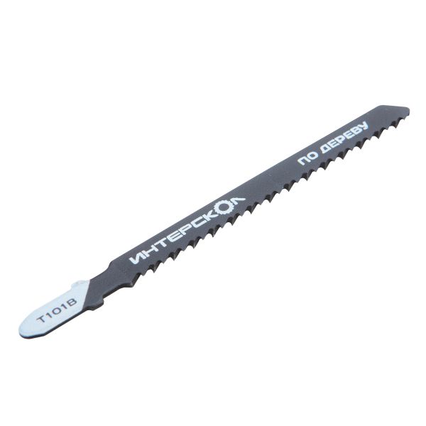 Пилка для лобзика ИНТЕРСКОЛ T-101B, по дереву, 5 шт. (34175.102)