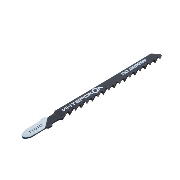 Пилка для лобзика ИНТЕРСКОЛ T-101B, по дереву, 5 шт. (34175.104)