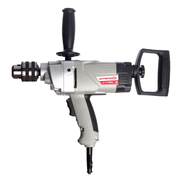 Дрель ИНТЕРСКОЛ Д-16/1050Р2, 1050 Вт, 550 об/мин (369.1.0.00)