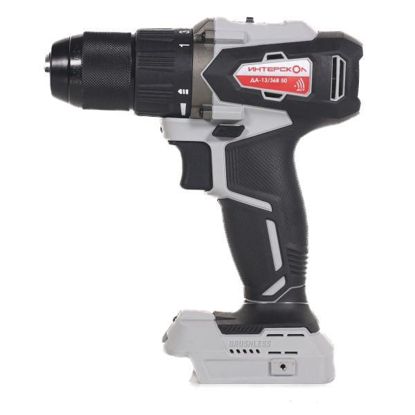 Аккумуляторная дрель-шуруповерт ИНТЕРСКОЛ ДА-13/36В 50, 36 В, 1700 об/мин, с АКБ 2.5 Ач и ЗУ (851.0.0.70-B25C)