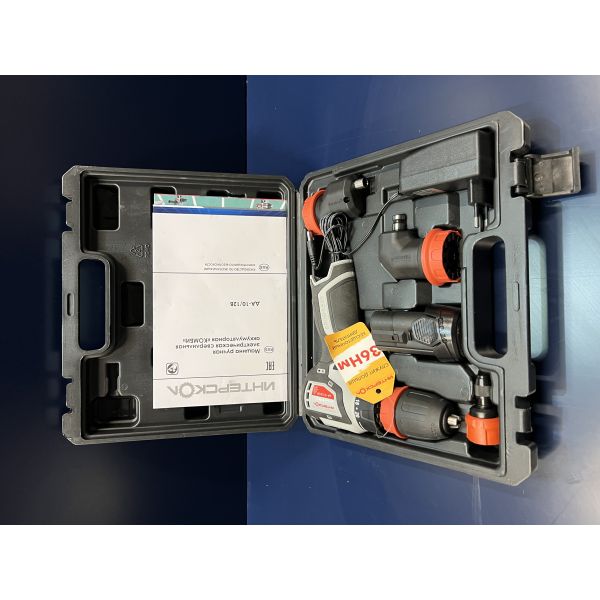 Дрель-шуруповерт ИНТЕРСКОЛ КомбиМАКС ДА-10/12В 36, 12 В, 1450 об/мин, c 2 АКБ 2 Ач и ЗУ в кейсе (УЦЕНЕННЫЙ ТОВАР) (687.2.2.79/U)