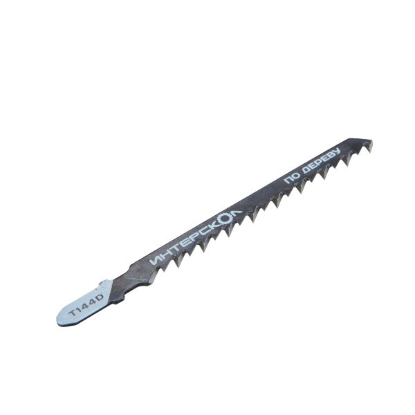 Пилка для лобзика ИНТЕРСКОЛ T-144D, по дереву, 5 шт. (33175.100)