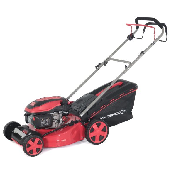 Бензиновая газонокосилка ИНТЕРСКОЛ ГБ-46/145СБ, 3.5 л.с., 145 см³, 3000 об/мин, 60 л (928.0.0.70)