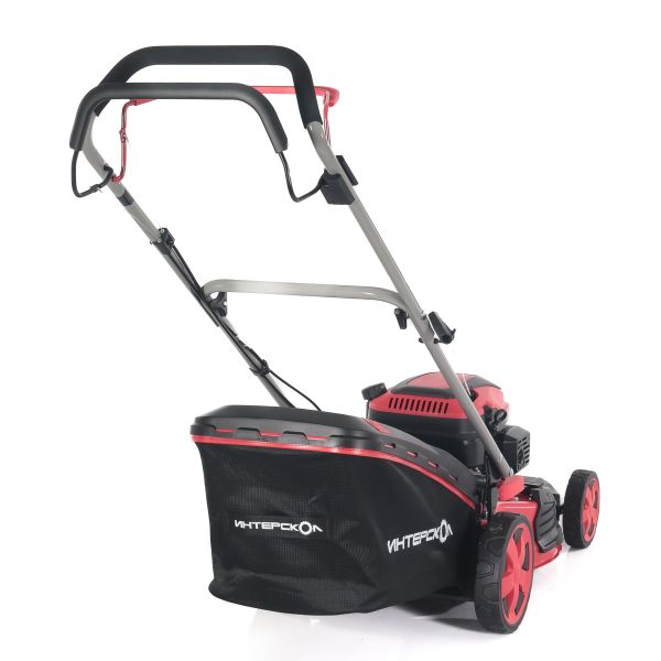 Бензиновая газонокосилка ИНТЕРСКОЛ ГБ-46/145СБ, 3.5 л.с., 145 см³, 3000 об/мин, 60 л (928.0.0.70)