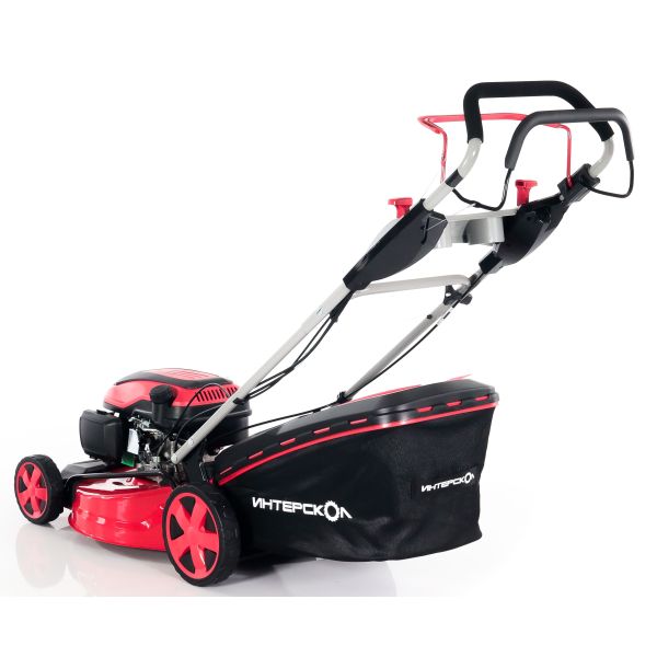 Бензиновая газонокосилка ИНТЕРСКОЛ ГБ-51/170ВБ, 3.94 л.с., 170 см³, 3000 об/мин, 60 л (930.0.0.70)