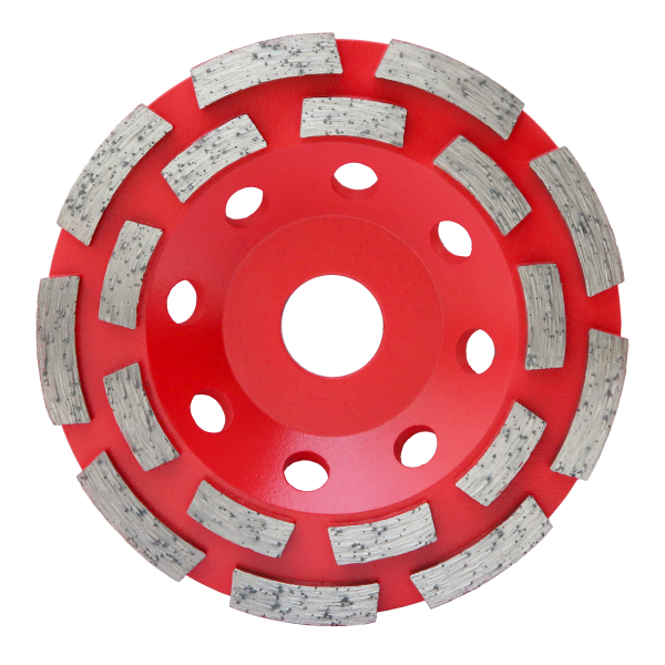 Чашка алмазная ИНТЕРСКОЛ 2-ряда, 125х22.2х5 мм, 13300 об/мин (10102.125)