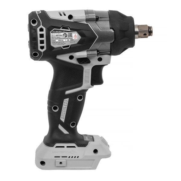 Аккумуляторный ударный гайковерт ИНТЕРСКОЛ ГАУ-400/36ВЭ, 36 В, 400 Нм, 3200 уд/мин, без АКБ и ЗУ (859.0.0.70)