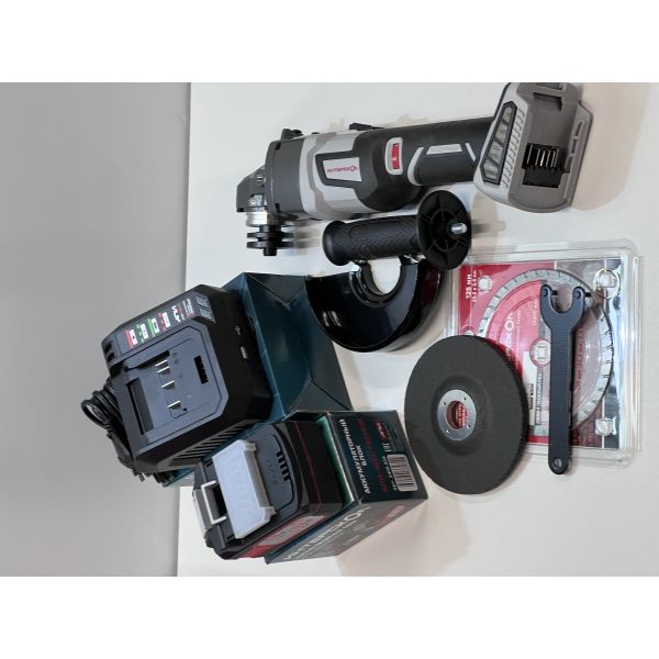 Угловая шлифмашина ИНТЕРСКОЛ УШМ-125/36ММ, 36 В, 125 мм, 8500 об/мин, (УЦЕНЕННЫЙ ТОВАР) (900.4.1.42/U1)