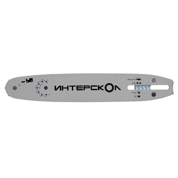 Шина пильная ИНТЕРСКОЛ 25 см, 3/8", 1.1 мм, 40 звеньев (92103.010)