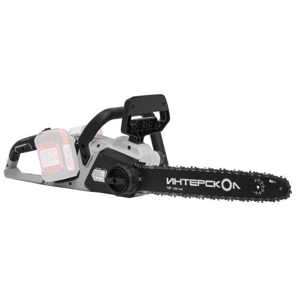 Аккумуляторная цепная пила ИНТЕРСКОЛ ПЦА-16/36В, 36 В, 40 см, с АКБ 2.5 Ач и ЗУ (825.0.0.70-B25C)