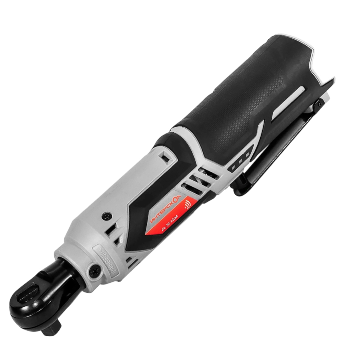 Аккумуляторный угловой гайковерт ИНТЕРСКОЛ ГА-70/12ВЭ, 12 В, 70 Нм, с АКБ 5 Ач и ЗУ (855.0.0.70-B5C)