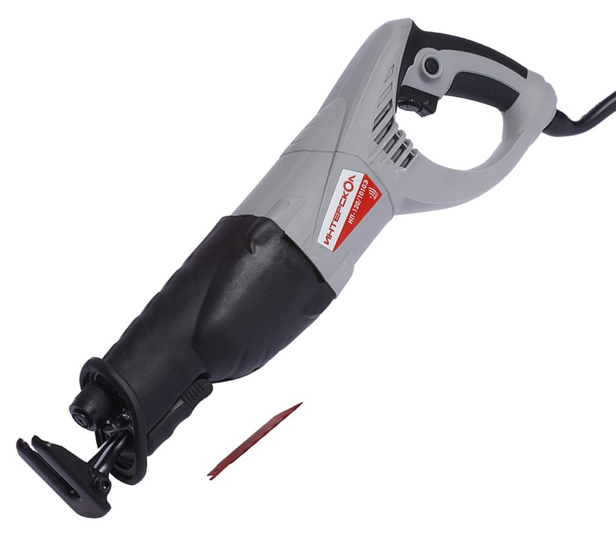 Сабельная пила ИНТЕРСКОЛ НП-120/1010Э, 1010 Вт, 2400 об/мин, 28 мм (137.1.0.00)