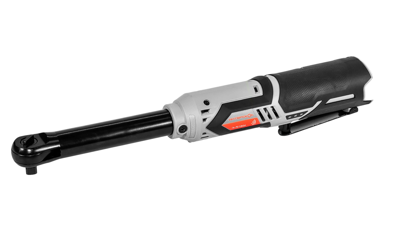 Аккумуляторный угловой гайковерт ИНТЕРСКОЛ ГА-70/12ВЭЛ, 12 В, 70 Нм, с АКБ 5 Ач и ЗУ (856.0.0.70-B5C)