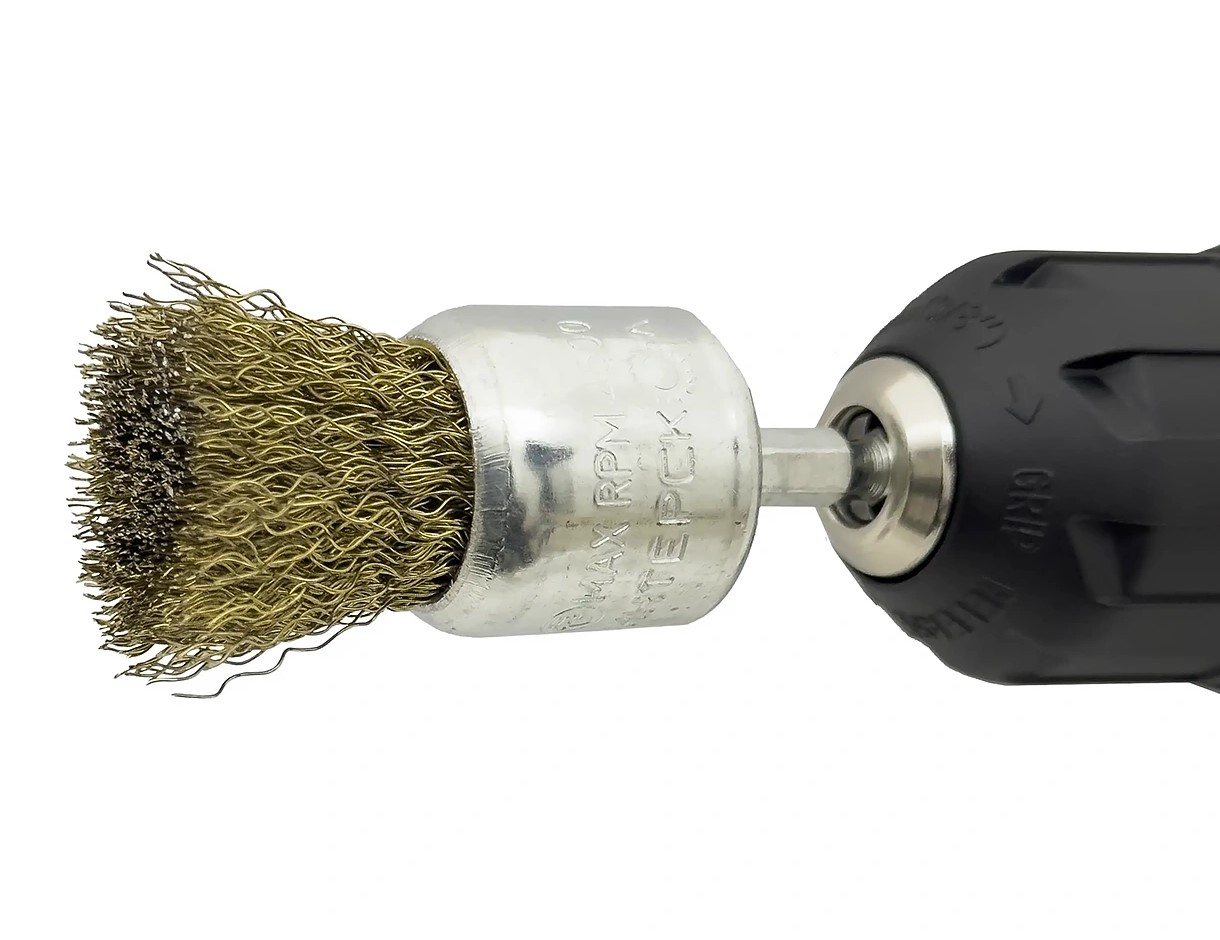 Щетка для дрели ИНТЕРСКОЛ, 30 мм, хвостовик HEX 1/4", 2235403000000