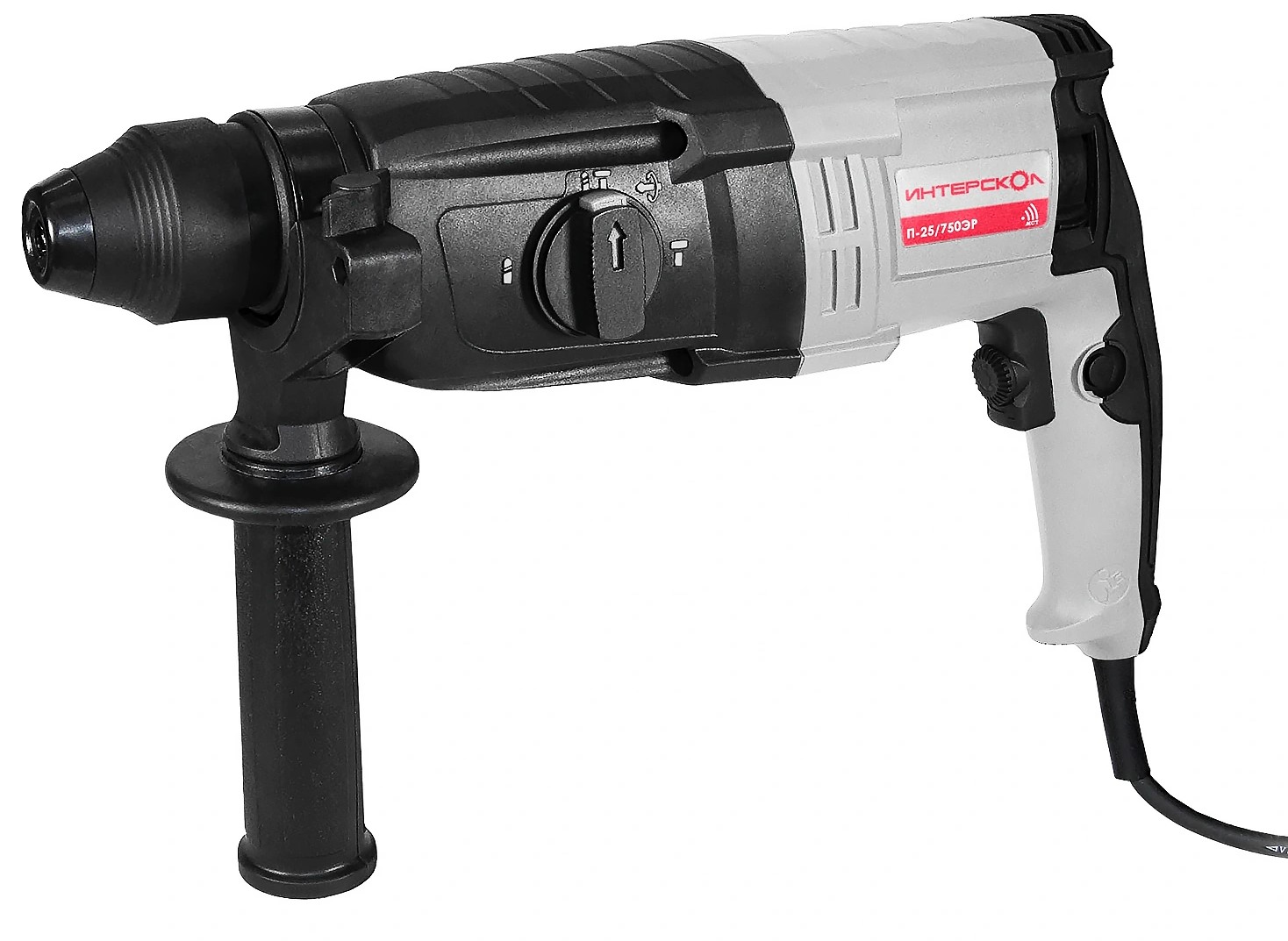 Перфоратор ИНТЕРСКОЛ П-25/750ЭР, 750 Вт, 2.6 Дж, 5500 уд/мин (733.1.0.70)