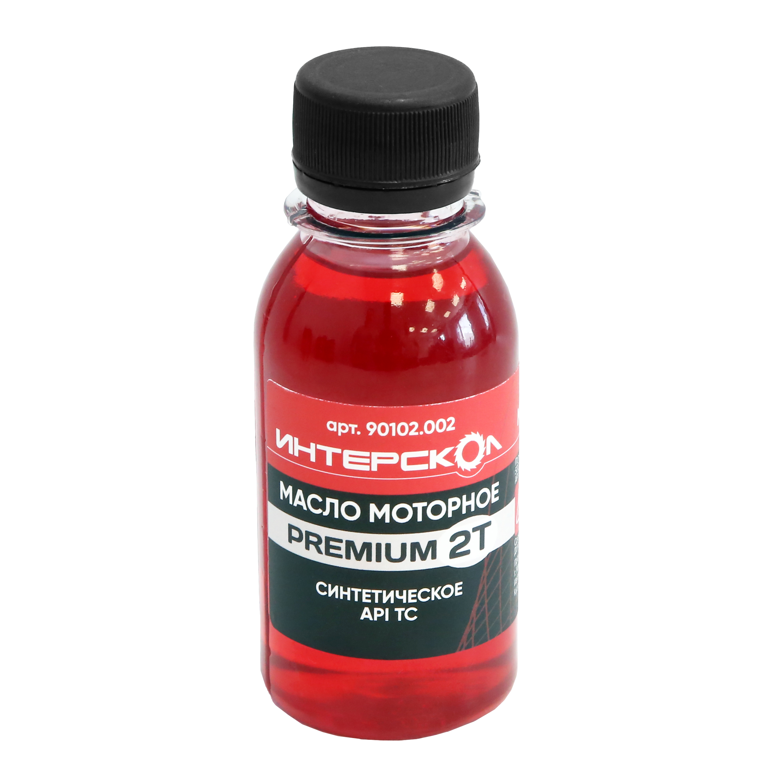 Масло моторное ИНТЕРСКОЛ Premium, 2-х тактное, синтетическое, 100 мл (90102.002)