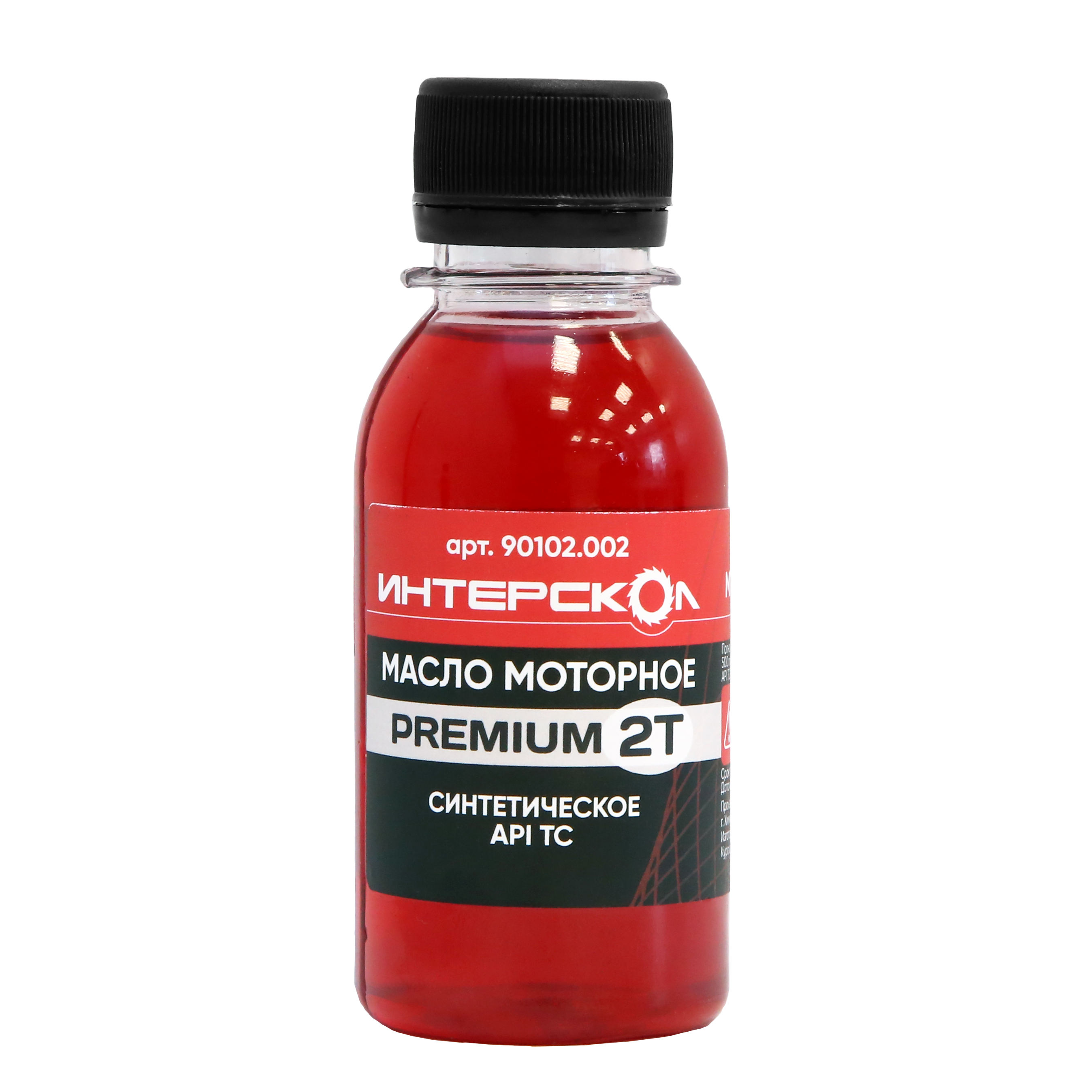 Масло моторное ИНТЕРСКОЛ Premium, 2-х тактное, синтетическое, 100 мл (90102.002)