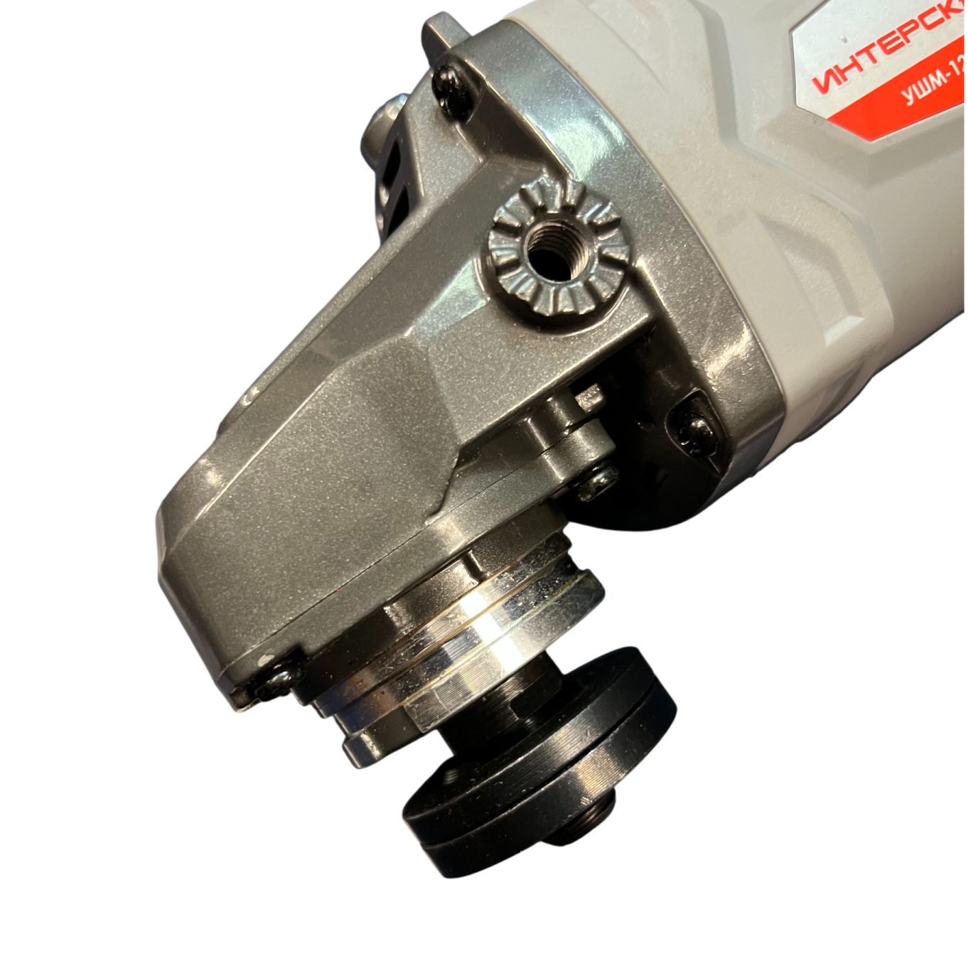 Аккумуляторная угловая шлифмашина ИНТЕРСКОЛ УШМ-125/36ВМЭ, 36 В, 125 мм, 8500 об/мин, без АКБ и ЗУ (УЦЕНЕННЫЙ ТОВАР) (956.0.0.70/U)