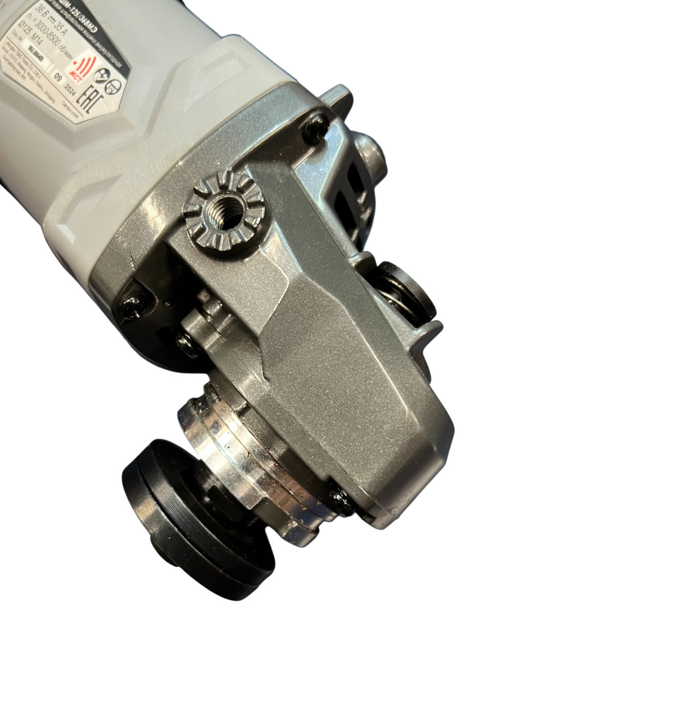 Аккумуляторная угловая шлифмашина ИНТЕРСКОЛ УШМ-125/36ВМЭ, 36 В, 125 мм, 8500 об/мин, без АКБ и ЗУ (УЦЕНЕННЫЙ ТОВАР) (956.0.0.70/U)