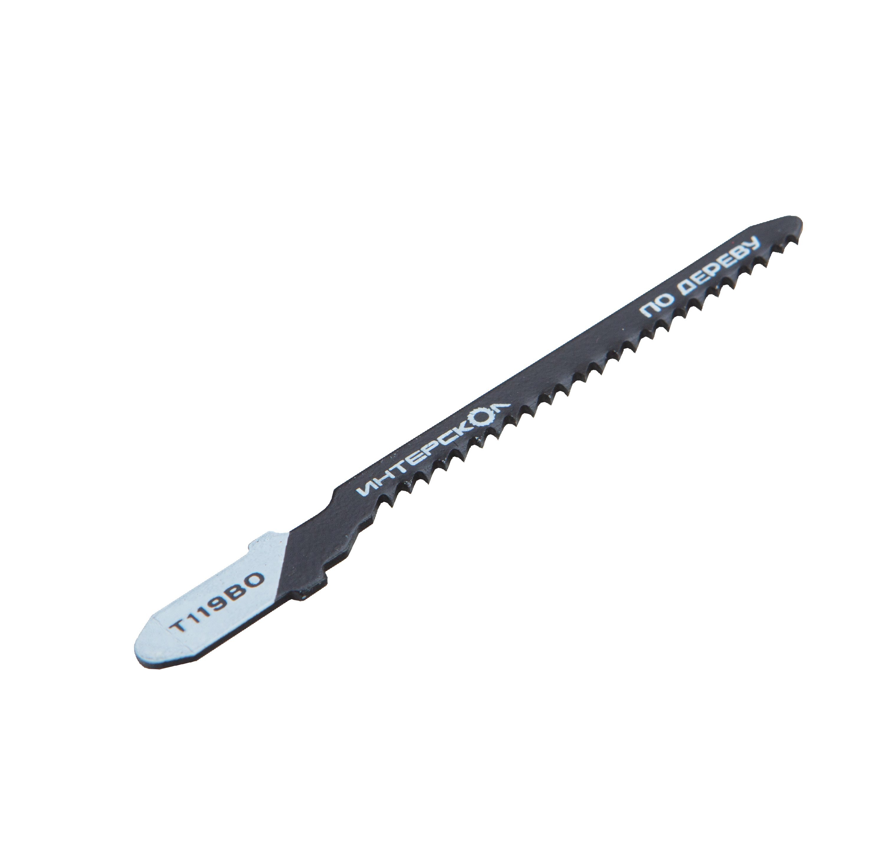 Пилка для лобзика ИНТЕРСКОЛ T-119BО, по дереву, 5 шт. (35151.077)